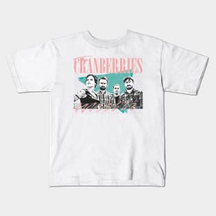 The Cranberries // Faded Vintage Look Original Design Kids T-Shirt